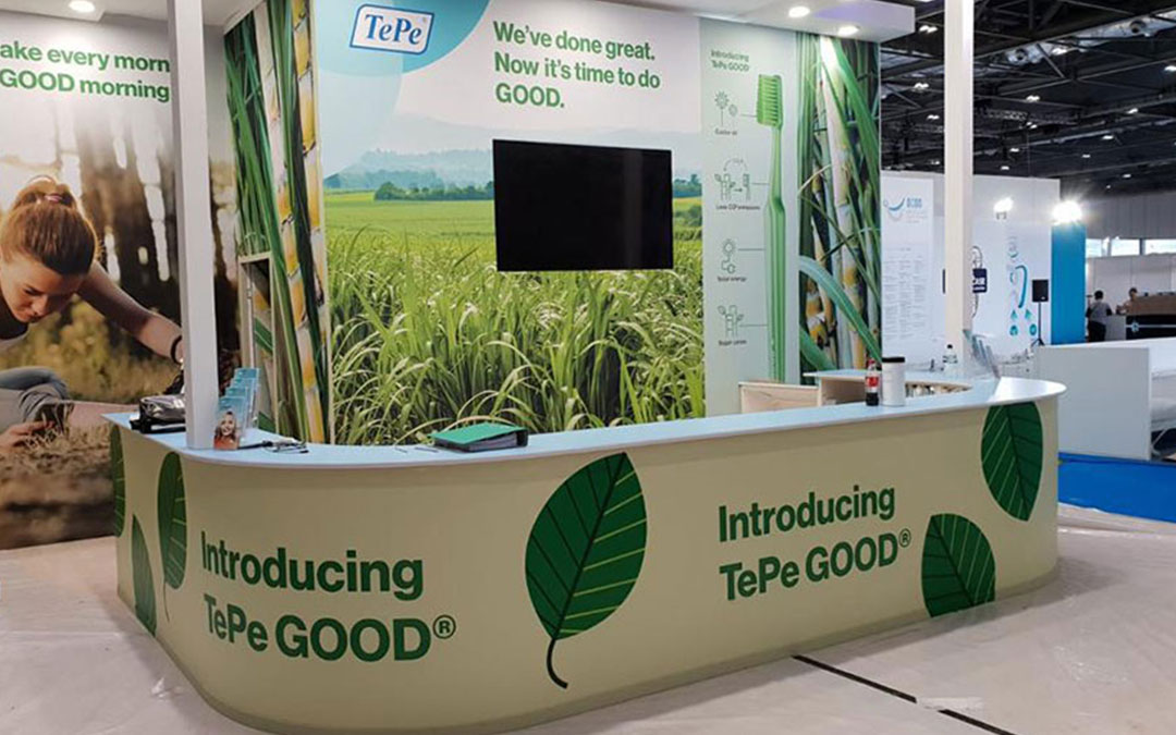 TePe Exhibition Stand Install - Exhibition Graphics
